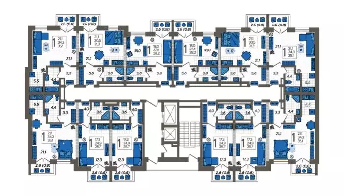 Квартира-студия: Сочи, улица Искры, 88к3 (35.1 м) - Фото 1