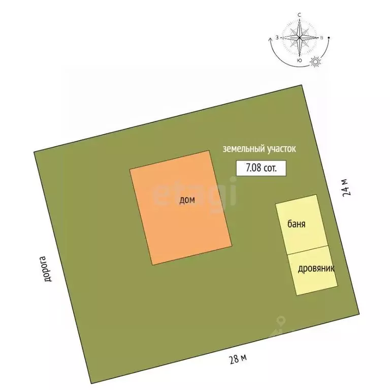 Дом в Архангельская область, Котлас ул. Салтыкова-Щедрина, 39 (47 м) - Фото 2