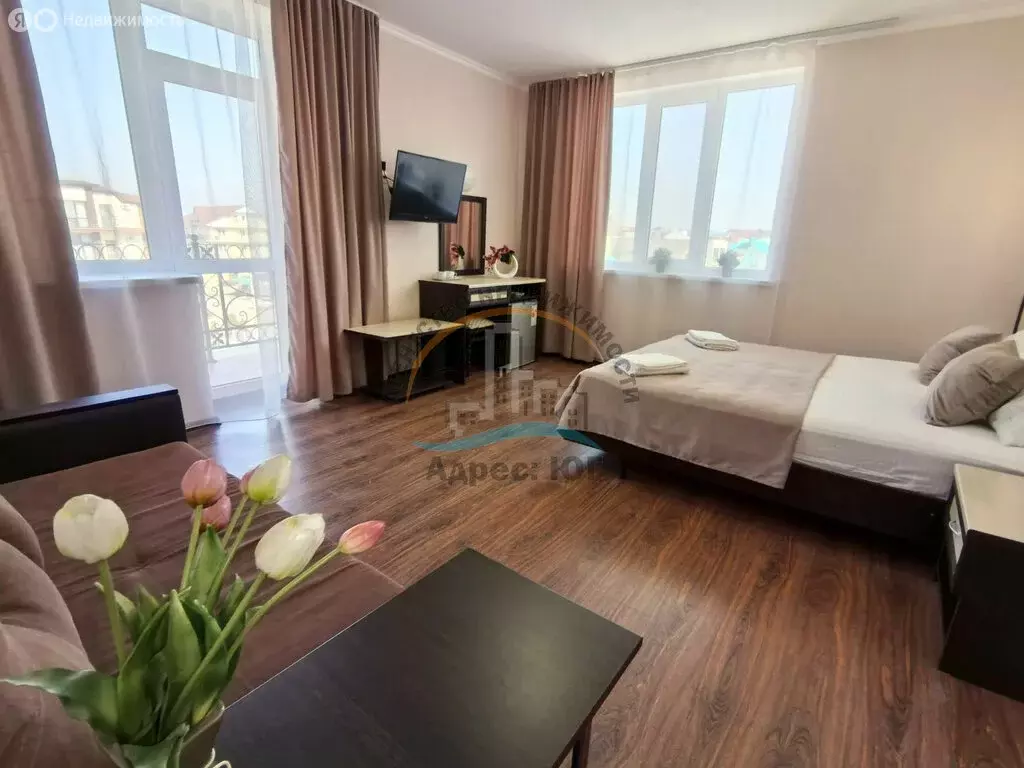 Квартира-студия: село Витязево, Лазурная улица, 11 (30.3 м) - Фото 1