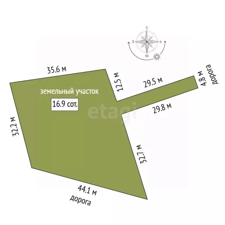 Участок в Ярославская область, Ярославский муниципальный округ, д. ... - Фото 2