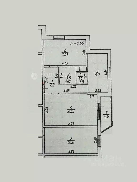 2-к кв. Московская область, Ленинский городской округ, Лопатино пгт ... - Фото 2