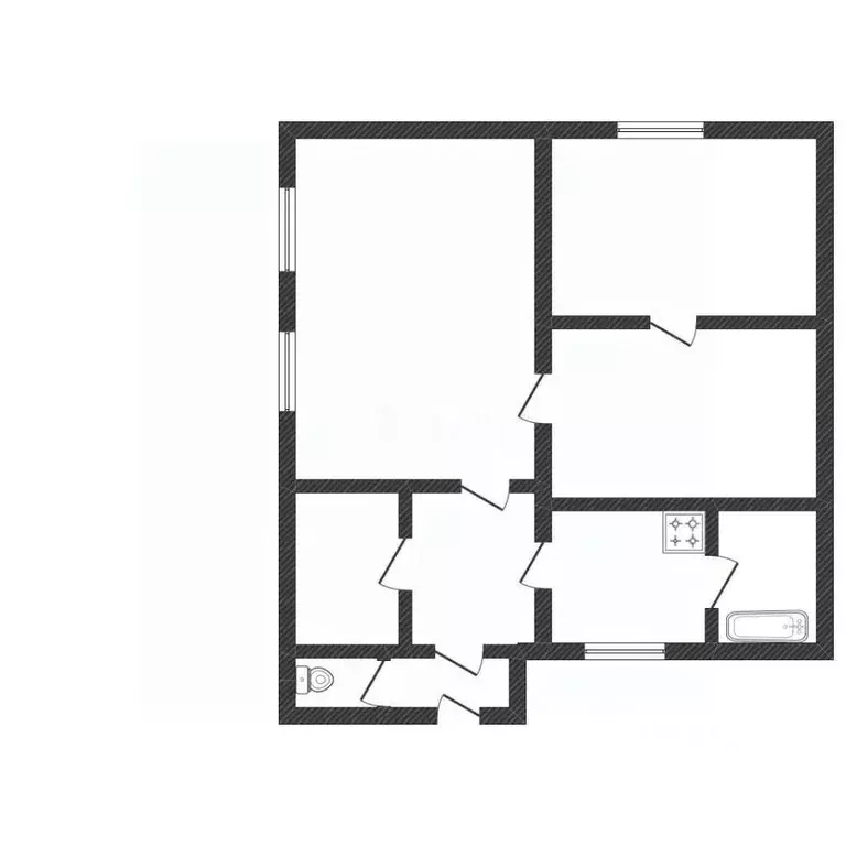 Дом в Белгородская область, Вейделевка рп ул. Садовая, 12 (63 м) - Фото 2