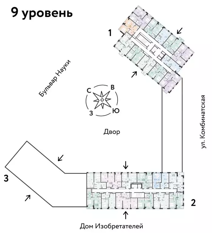 2-к кв. Тюменская область, Тюмень Комбинатская ул., 16к1 (38.72 м) - Фото 1