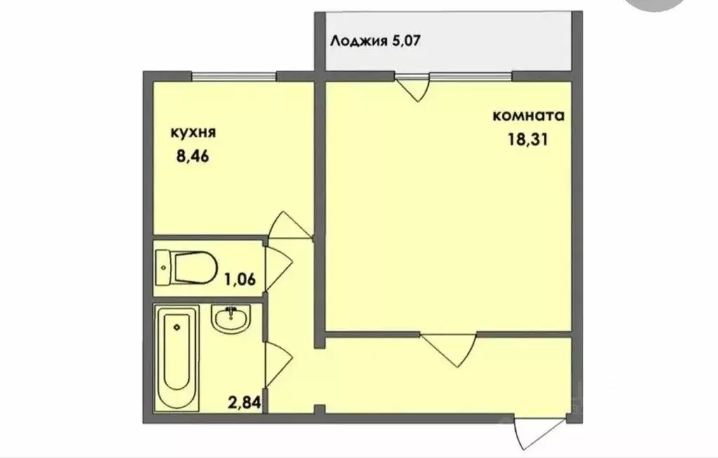 1-к кв. Челябинская область, Челябинск ул. Тарасова, 40 (40.8 м) - Фото 0