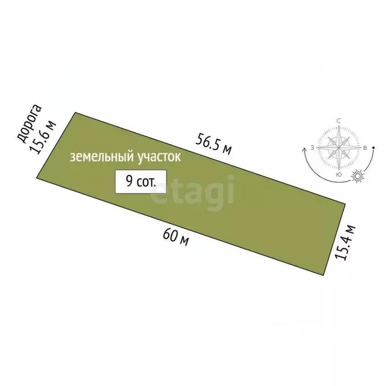 Участок в Крым, Бахчисарайский район, Верхореченское с/пос, с. Кудрино ... - Фото 2
