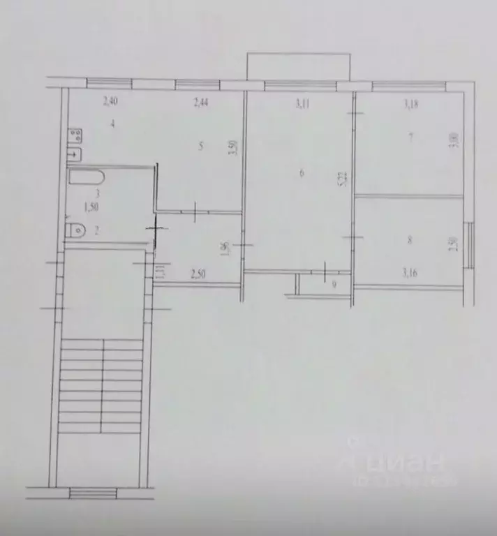 4-к кв. Алтайский край, Рубцовск ул. Осипенко, 140 (57.6 м) - Фото 2