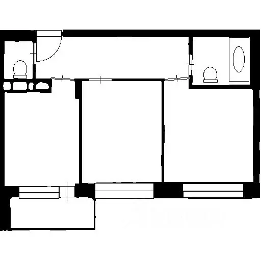 2-к кв. Новосибирская область, Новосибирск ул. Кошурникова, 22/2 (53.4 ... - Фото 1