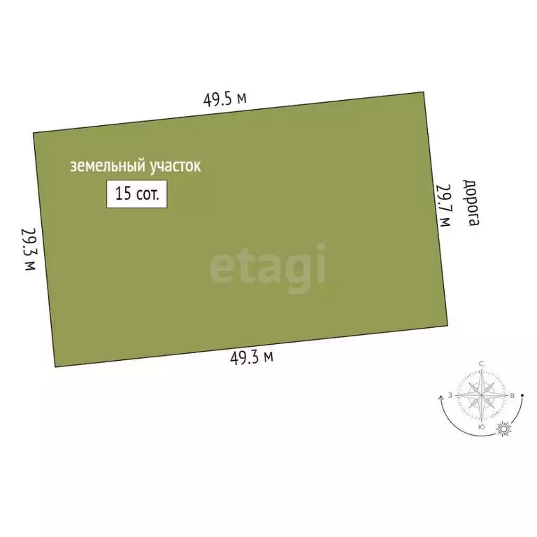 Участок в Свердловская область, Каменский муниципальный округ, с. ... - Фото 2