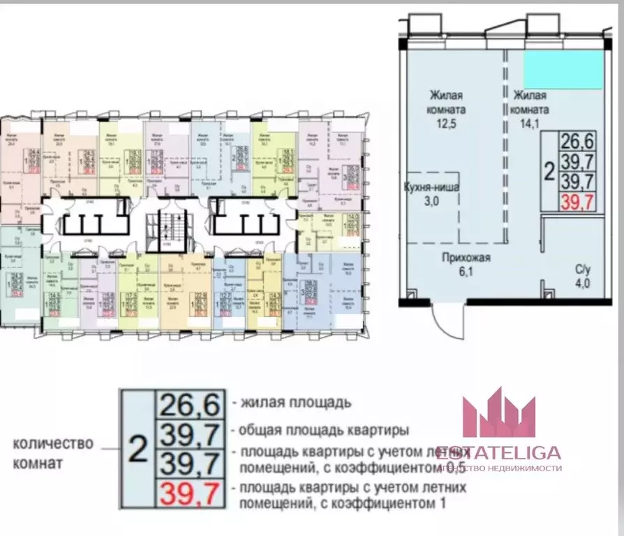 1-к кв. Москва Новоостаповская ул., 20 (39.7 м) - Фото 0