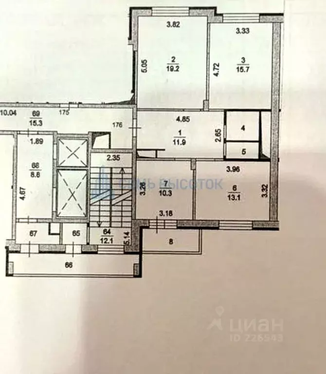 3-к кв. Московская область, Подольск Рязановское ш., 19 (77.0 м) - Фото 1
