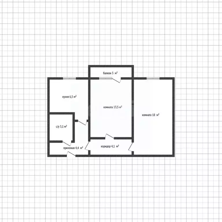 2-к кв. Адыгея, Майкоп Депутатская ул., 2 (49.6 м) - Фото 2