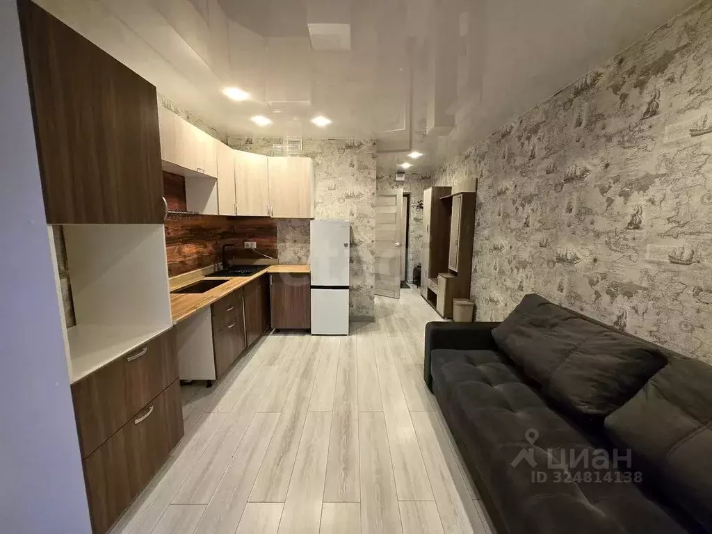 Студия Тюменская область, Тюмень ул. Тимофея Чаркова, 28 (24.0 м) - Фото 1