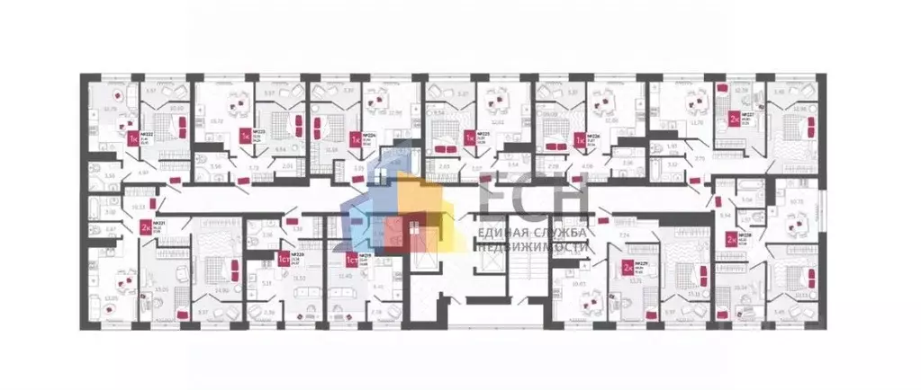 Студия Тульская область, Тула ш. Калужское, 20к3 (24.7 м) - Фото 2