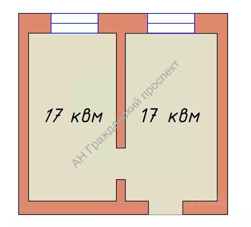 Офис в Санкт-Петербург Гражданский просп., 22 (64 м) - Фото 1