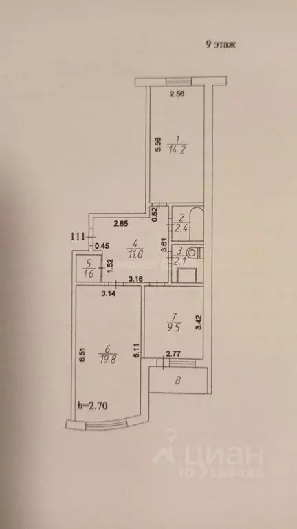 2-к кв. Калужская область, Балабаново г. Боровский муниципальный ... - Фото 2