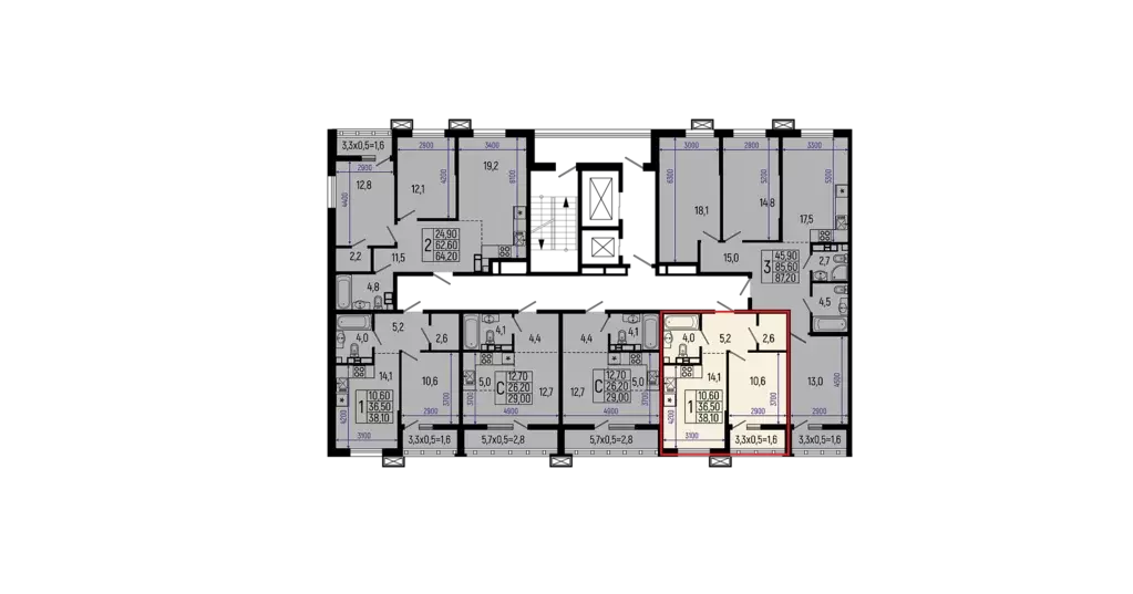 Продаётся 1-к квартира, 38.1 м - Фото 1