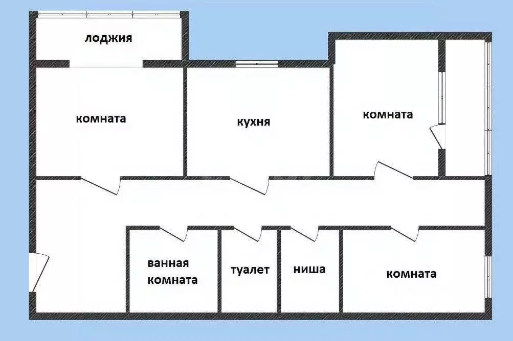 3-к кв. Приморский край, Владивосток ул. Крыгина, 84 (70.2 м) - Фото 1