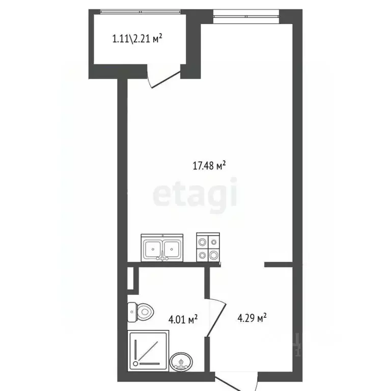 Студия Ленинградская область, Кудрово г. Всеволожский район, Заневское ... - Фото 2