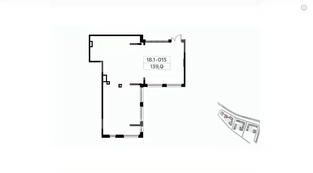 Торговая площадь в Москва Скандинавия жилой комплекс, 18.1.2 (139 м) - Фото 2