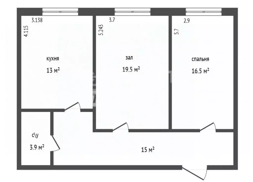 2-к кв. Дагестан, Дербент ул. Сальмана, 65А (70.0 м) - Фото 2