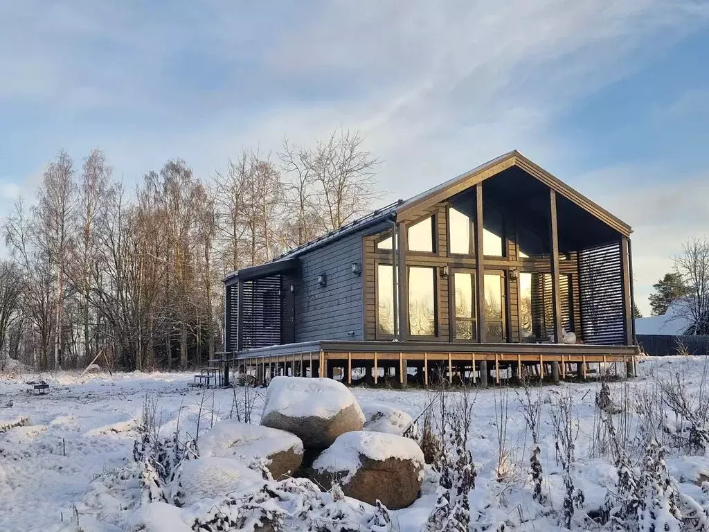 Дом в Ленинградская область, Приозерский район, Сосновское с/пос, ... - Фото 2