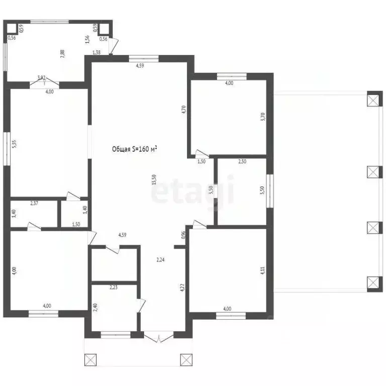 Дом в Брянская область, Брянск ул. Абашева, уч75 (160 м) - Фото 1