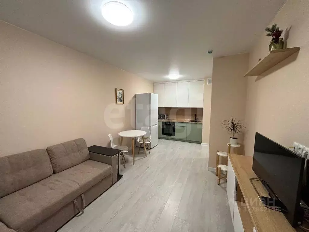 Студия Тюменская область, Тюмень ул. Тимофея Чаркова, 87 (27.0 м) - Фото 1