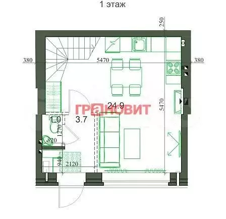 3-к. квартира, 84 м, 2/3 эт. - Фото 0