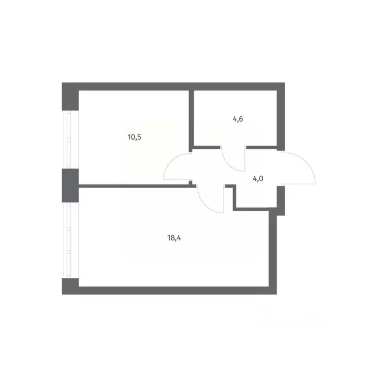 1-к кв. Ленинградская область, Ломоносовский район, Аннинское ... - Фото 1