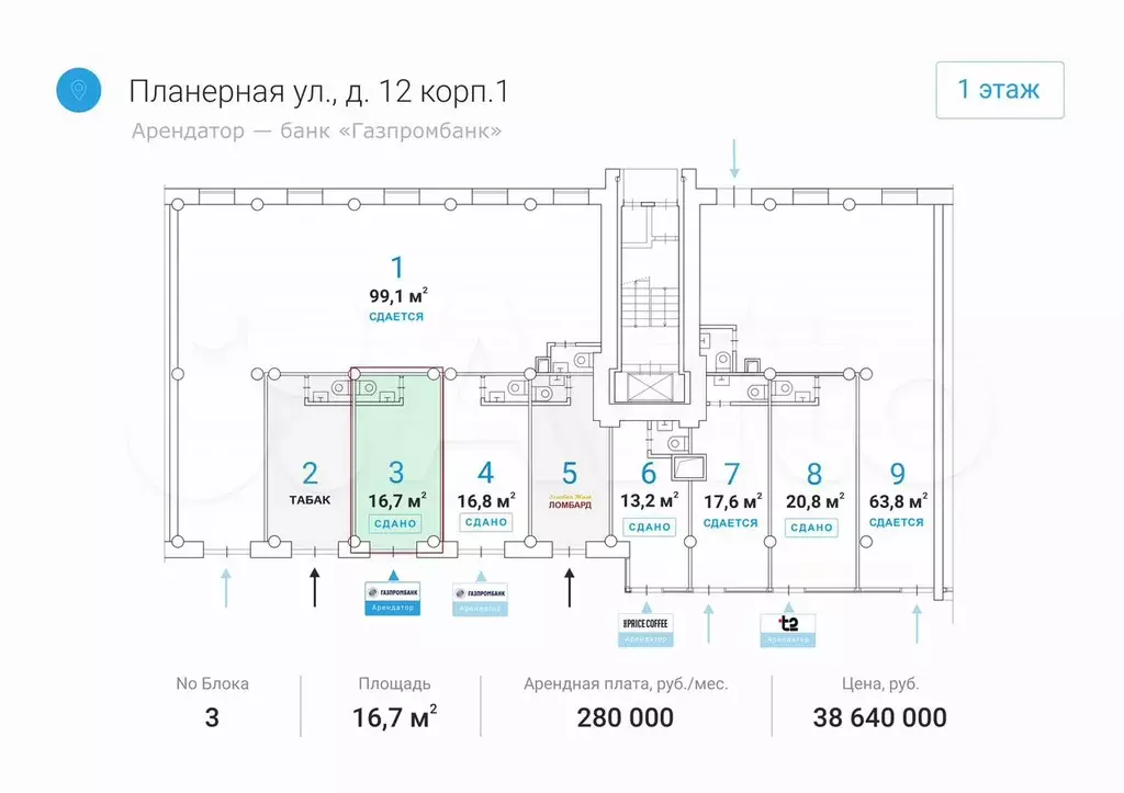 Габ на трафик, 16.7 м - Фото 0