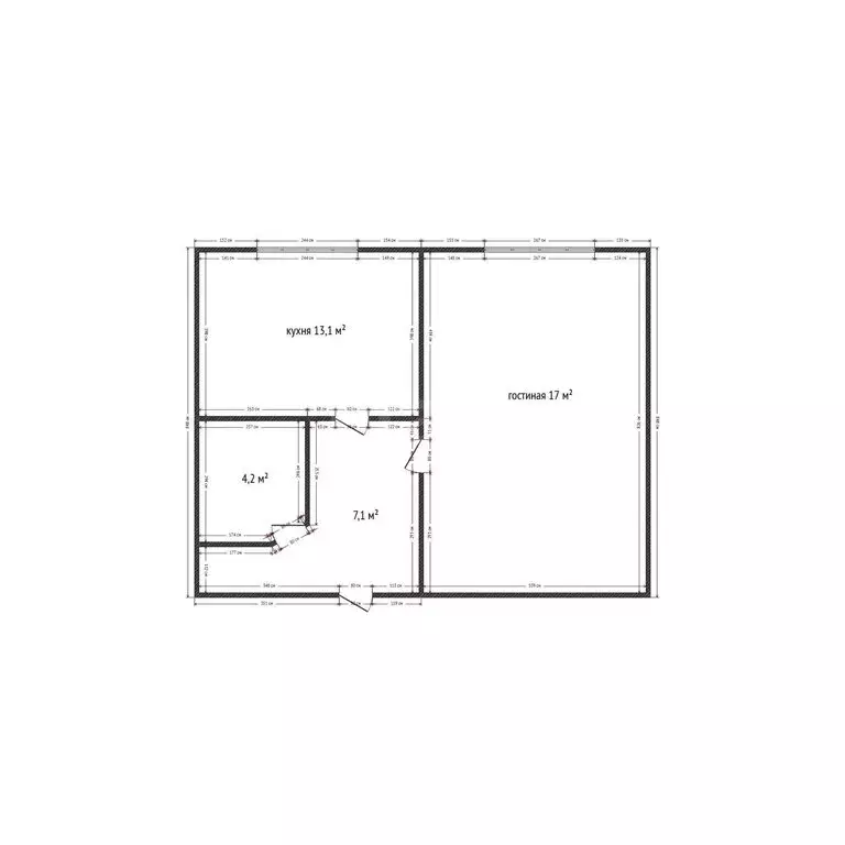 1-комнатная квартира: Каспийск, улица Магомедали Магомеджановa, 31Б ... - Фото 1