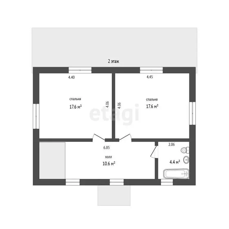 Дом в Гать, Радужная улица (114.4 м) - Фото 1