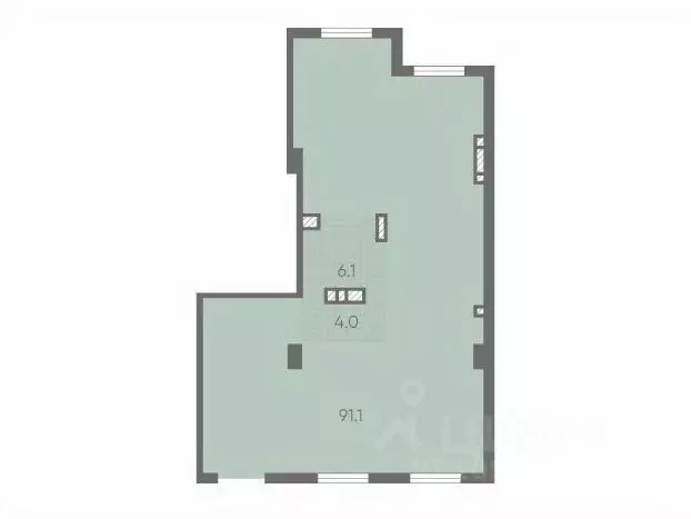 Офис в Санкт-Петербург Партизанская ул., 5 (101 м) - Фото 1