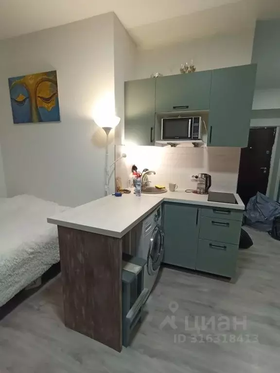 Студия Санкт-Петербург остров Канонерский, 16с1 (27.0 м) - Фото 1