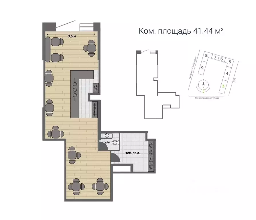 Помещение свободного назначения в Ленинградская область, Кудрово г. ... - Фото 2