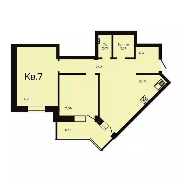 2-к кв. Свердловская область, Заречный Солнечный кп, Лесная сказка ... - Фото 0