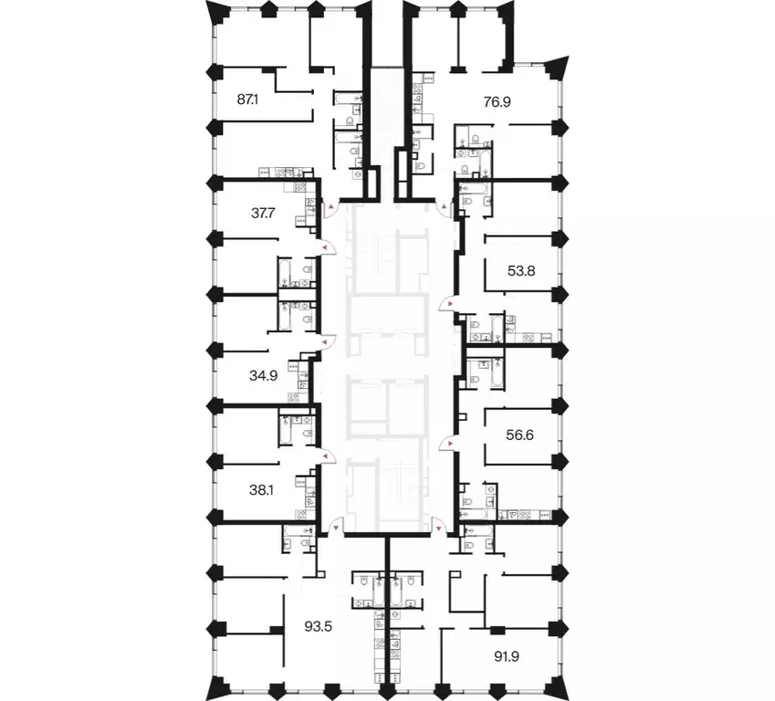 3-к кв. Москва ул. Маршала Бирюзова (76.9 м) - Фото 1