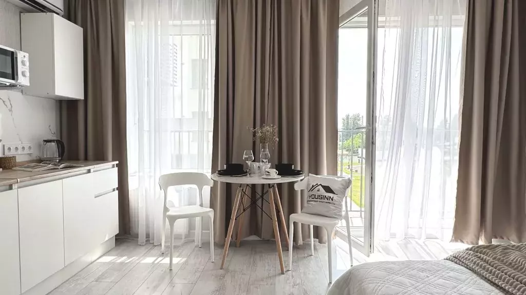 Студия Новосибирская область, Новосибирск ул. Ясный Берег, 43 (25.0 м) - Фото 1