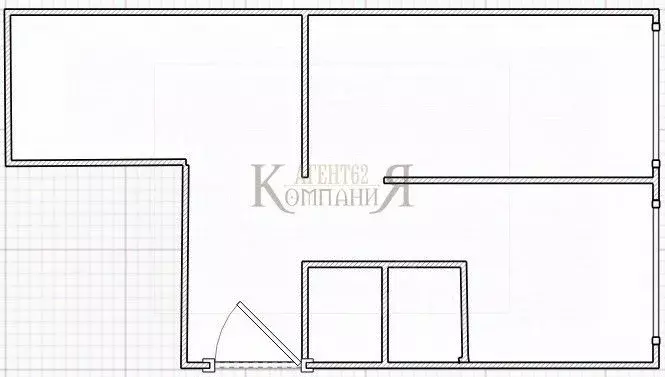 2-к кв. Рязанская область, Рязань ул. 1-е Бутырки, 40к1 (44.0 м) - Фото 1