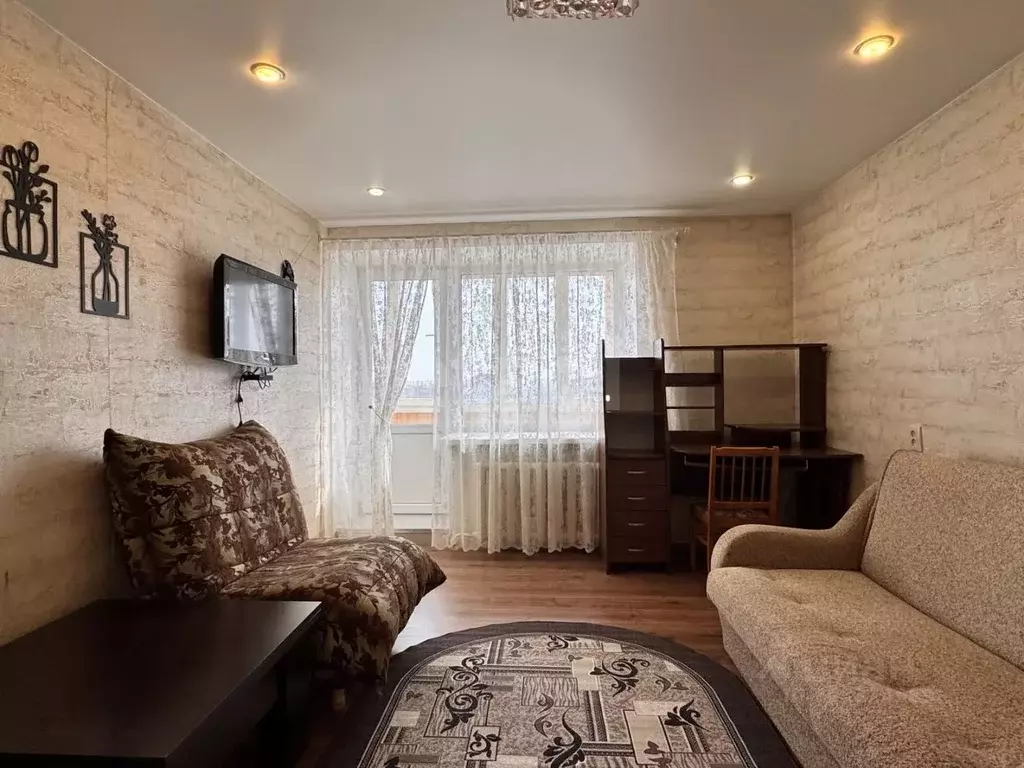 1-к кв. Ханты-Мансийский АО, Сургут Привокзальная ул., 4Б (32.2 м) - Фото 1