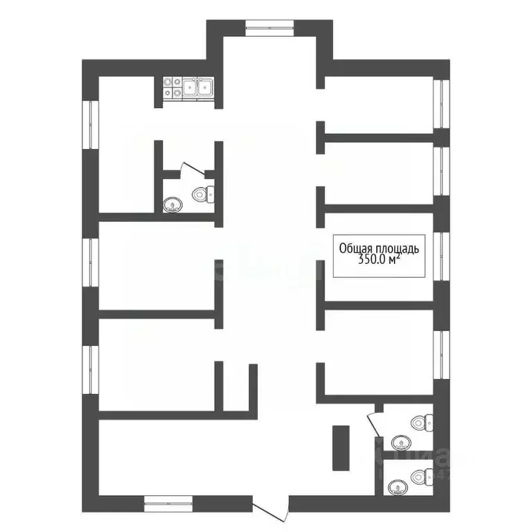 Офис в Новосибирская область, Новосибирск ул. Есенина, 5 (350 м) - Фото 2