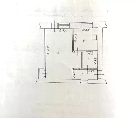 1-к кв. Чувашия, Новочебоксарск Коммунистическая ул., 14 (32.0 м) - Фото 1