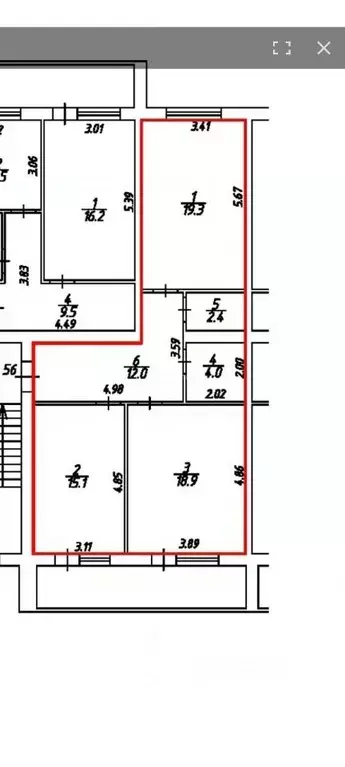 2-к кв. Калужская область, Калуга ул. Изумрудная, 27 (76.2 м) - Фото 2