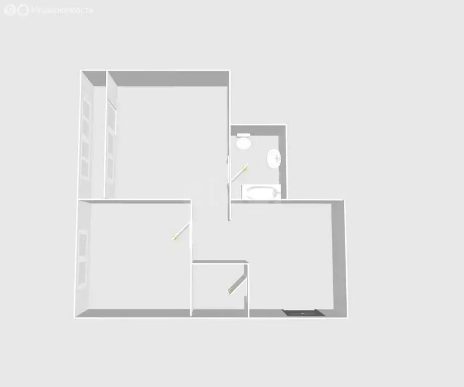 1-комнатная квартира: Южно-Сахалинск, улица имени Владимира ... - Фото 1