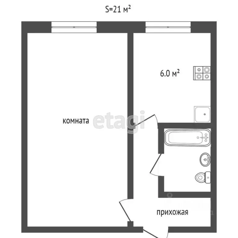 1-к кв. Ростовская область, Ростов-на-Дону ул. Станиславского, 172 ... - Фото 2