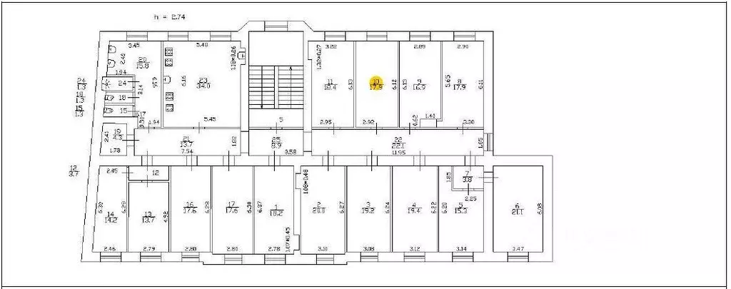 Комната Санкт-Петербург наб. Реки Фонтанки, 137 (18.0 м) - Фото 2