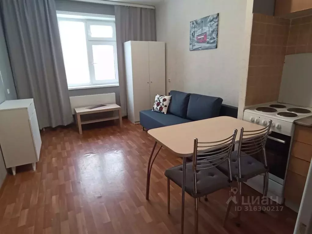 Студия Новосибирская область, Новосибирск ул. Тюленина, 21 (21.0 м) - Фото 1