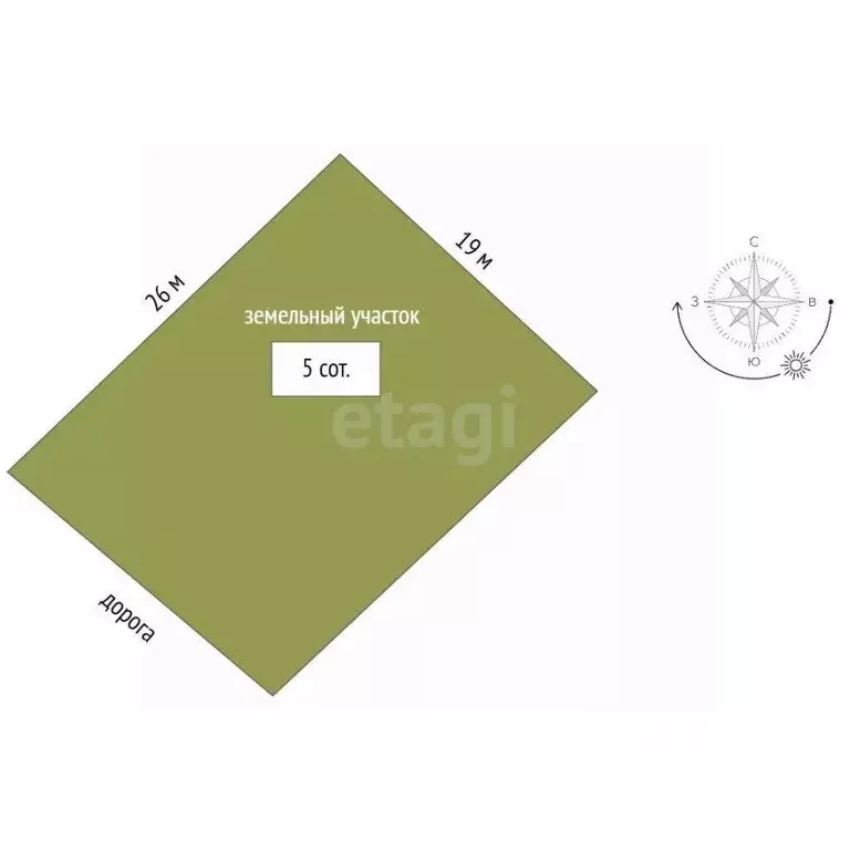 Участок в Ростовская область, Аксайский район, Ольгинская ст-ца ... - Фото 2