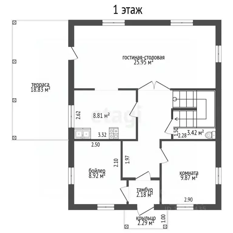 Дом в Москва д. Архангельское, ул. 1-я Дементьевская, 18 (134 м) - Фото 2