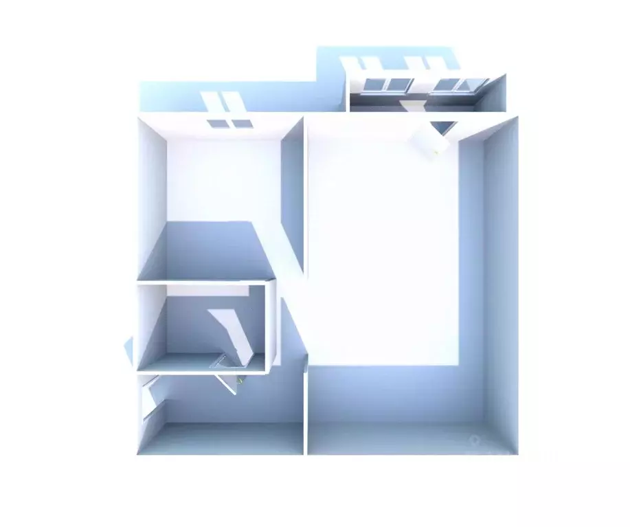 1-к кв. Курганская область, Курган ул. Гоголя, 90 (30.5 м) - Фото 2